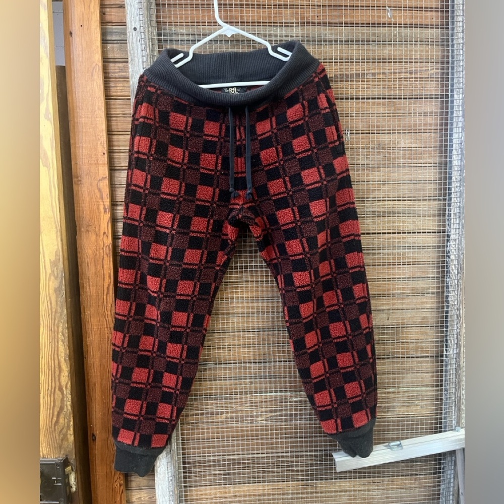 Ralph Lauren Black and Red Checkered Pants